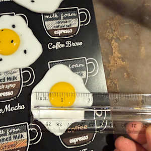 Sunny Side Up Egg Magnet #1 by Candice Treat Murphy, Image 3.