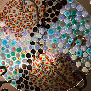 Multicolor Murrini Bowl by Candice Treat Murphy, Image 2.