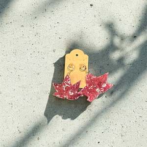 Japanese Maple Leaf Huggie by Breanna Cole, Image 1.