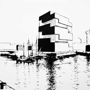 Graphic Eilandje by Robyn Palescandolo