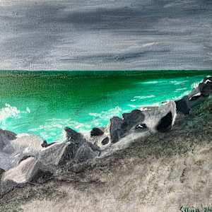 Where the Tides Collide (Palm Beach) by Sylvia Montgomery