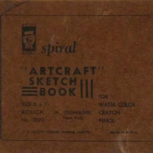 Untitled #4062, from "The Spiral Artcraft Sketch Book No. 12" by Roy Hocking 