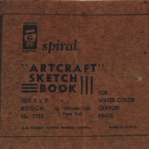 Looking at Fall, from "The Spiral Artcraft Sketch Book No. 13" by Roy Hocking 