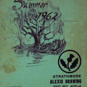Untitled, #4152, from "August Summer 1962 Sketch Pad" by Roy Hocking 