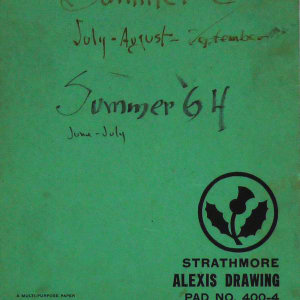 Untitled #4185, from "Summer '63 July - August - September, Summer '64 June - July Sketch Pad" by Roy Hocking 