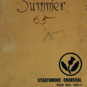 Gatepost, from "Summer '64 - '65 through '75 Sketch Pad" by Roy Hocking 