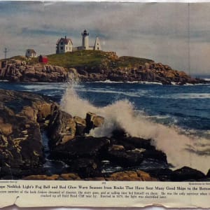 Untitled #4237, based on picture of Cape Neddick Lighthouse by Roy Hocking 