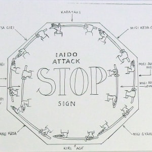 Iaido Attack Stop Sign by Roy Hocking