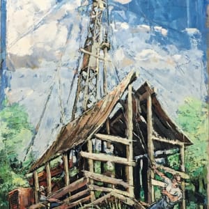 Drilling Rig by Roy Hocking