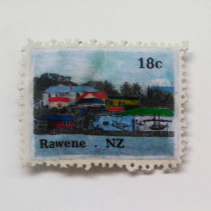 Rawene Mural & Cafe . 067 by Liz McAuliffe