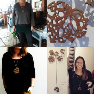 Kawakawa Drop Pendant  . 108 by Liz McAuliffe, Image 3.