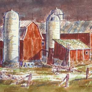 Red Barns White Silos by Peter G. Menihan, Image 1.