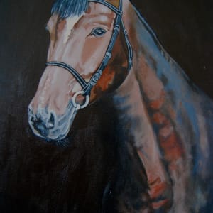 BROWN HORSE by CATHY KLUTHE