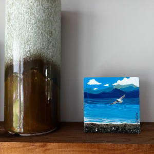 MINI BEACH SERIES  with sand 4 of 4 by CATHY KLUTHE 