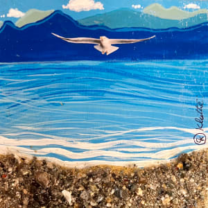 MINI BEACH SERIES  with sand 4 of 4 by CATHY KLUTHE 
