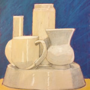 WHITE STILL LIFE by CATHY KLUTHE