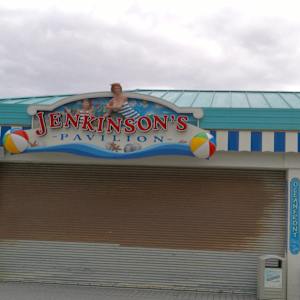 Jenkinson's Aquarium / Point Pleasant Beach Series 1 (unedited photography, limited edition of 3, displayed in a silver frame) by Michael Hanna