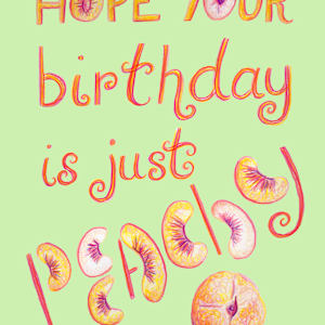 Just peachy by Janet Danforth, Image 1.
