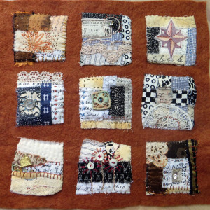 Text on Textiles: Passport by Jane LaFazio