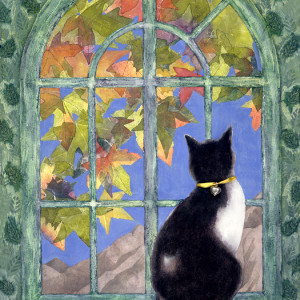 Kitty in the Window by Jane LaFazio