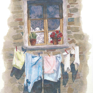 Laundry Alfresco by Jane LaFazio