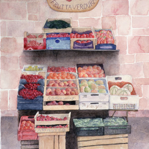 Sylvia's Fruit Stand by Jane LaFazio