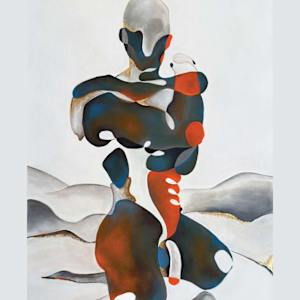 ESTOY LISTO (IM READY), 2026 Medium: Pintura acrilica, pan de oro Size: 25.59 x 19.7 in Subject Matter: Portrait Type: Work on Paper Signed: Yes Price: $470 by Juanjo Sierra