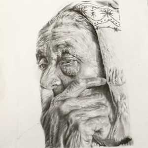 Portrait Study by Cameryn Popiel