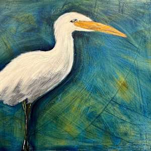 Egret Looking for Lunch #2 by Erin Bowling, Image 1.