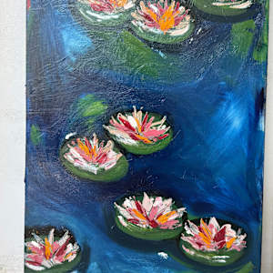 Triptych Waterlillies by Erin Bowling, Image 2.