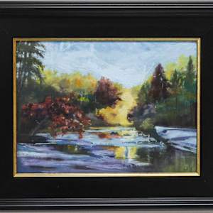 Autumn's Last Light by Julee Everett  Image: Autumn's Last Light - Framed