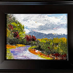 Big Sky at Blackberry by Julee Everett  Image: Big Sky at Blackberry - Framed