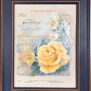 Call me Sunshine by Julee Everett  Image: Call Me Sunshine Framed