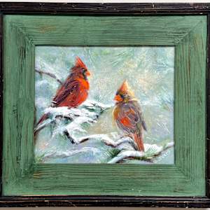 Cold Weather Cuties by Julee Everett  Image: Cold Weather Cuties - Framed