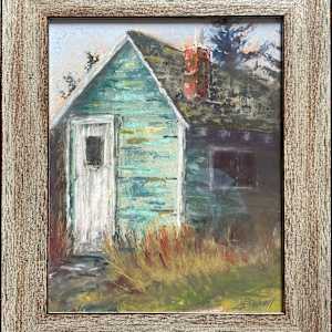 Fishing Shack by Julee Everett  Image: Fishing Shack - Framed