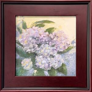 Blue Hydrangea by Julee Everett  Image: Blue Hydrangea - framed