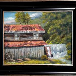 Old Skeenah Mill by Julee Everett  Image: Old Skeenah Mill - Framed