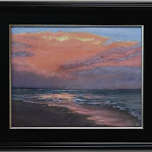 Tangerine Sunset by Julee Everett  Image: Tangerine Sunset - Framed