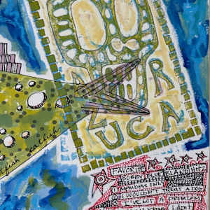 "gate, gate (for David)" by Dougie Padilla  Image: detail