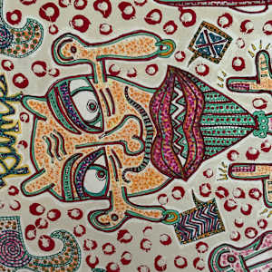 "devil tree 2025 (maybe u.s.a.?¿" by Dougie Padilla  Image: left side detail