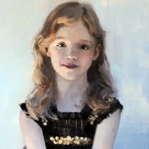 Portrait of a young girl by Don Ripper 
