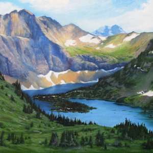 High Mountain Lake by Kathy Mann