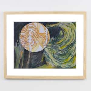 Forest Repose Interval 3 by Darwin Nordin  Image: 16" x  20"  matted and framed