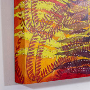 Red Fern by Darwin Nordin  Image: Detail of painted edge