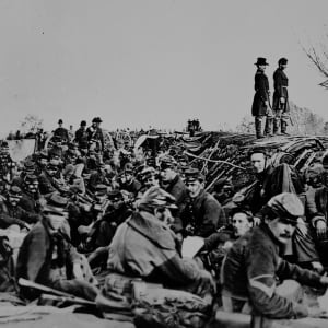 In the Trenches by Mathew Brady