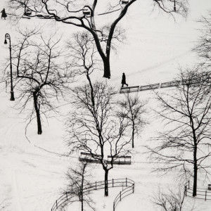 Winter Scene 1954 by Andre Kertesz