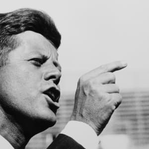 President John F. Kennedy, 1961 by Flip Schulke