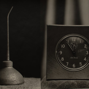 Oil Can Alarm Clock by John Davenport