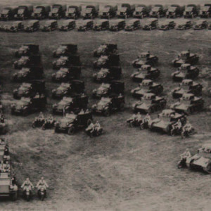 7th Cavalry Brigade Mechanized, Fort Knox, KY., July 1st, 1938, Major General Daniel Van Voorhis, Commanding by Eugene Goldbeck