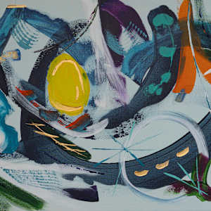 Oceanic Drift.    Bronze Award at Camelback Gallery's 9th Annual All Abstracts 2026 Competition by Jani Klun, Image 1.